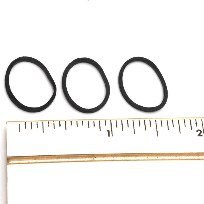Annie Hair Rubber Bands 14mm, 1,000 Count, Black
