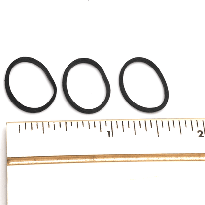 Annie Hair Rubber Bands 14mm, 1,000 Count, Black