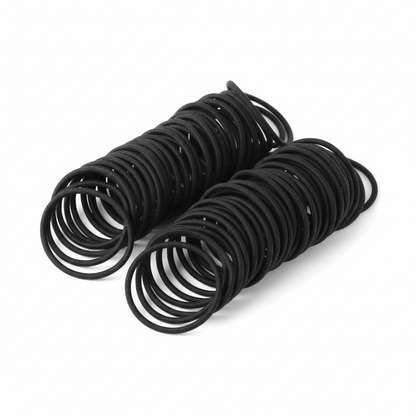 Annie Hair Rubber Bands 3 1/2 Inch x 1/4 Inch, 1/4lb Bag, Black