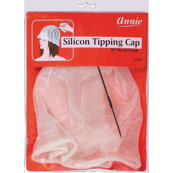 Annie Silicone Tipping Cap with Metal Hook, 1 Count, Clear