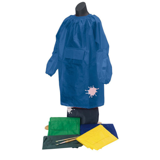 Art Smock - Royal and Red