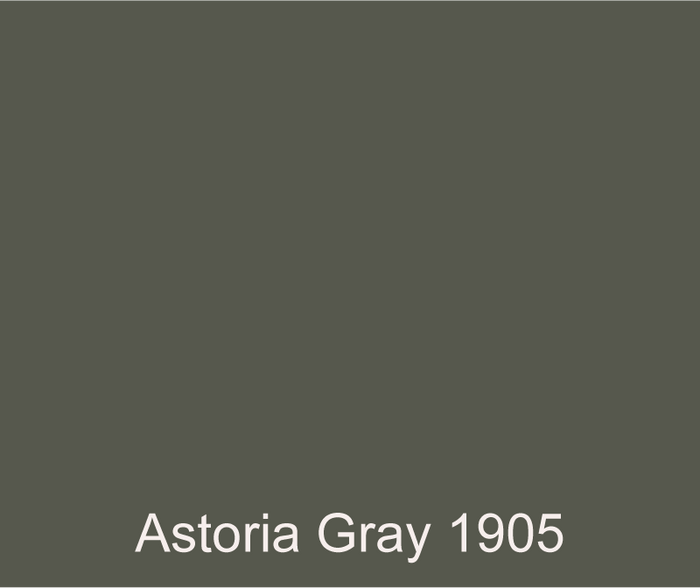 Astoria gray color swatch for superior grade polyester gel coat that creates a durable protective surface.