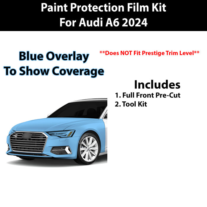Fits Audi A6 2024 - 2025 Precut Premium Paint Protection Film Clear Bra PPF Decal Film Kit Cover - Bogar Tech Designs