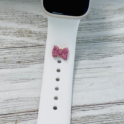 Band Charms 1pc. Sparkly Bows Multiple Colors Available