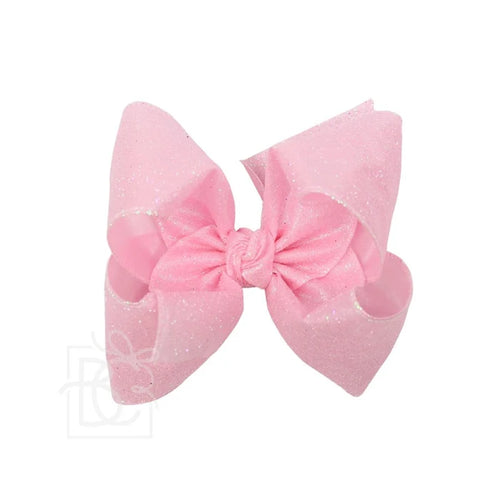 BC Pink Glitter Bow