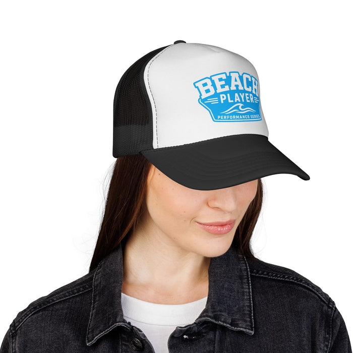 Beach Player Trucker Cap | Surf Wave Logo