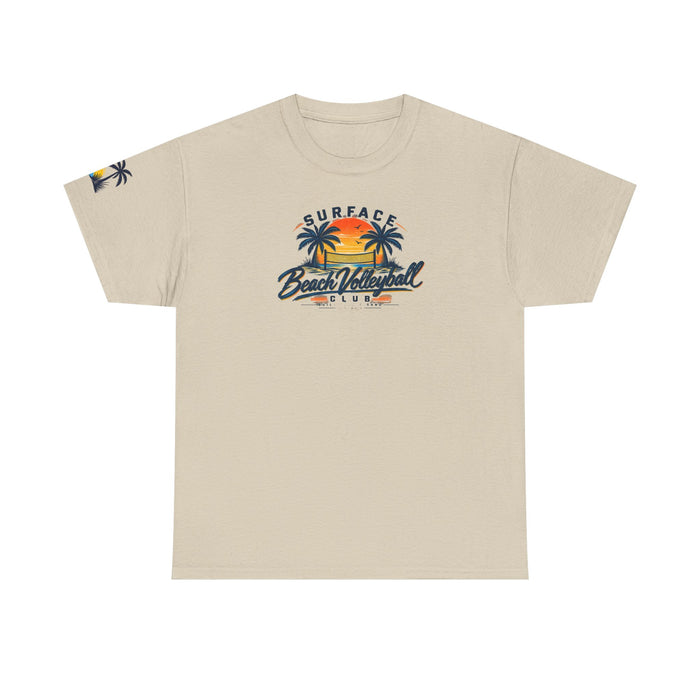 Beach Vibes T-Shirt — "Beach Life" Sunset Palm Graphic Tee