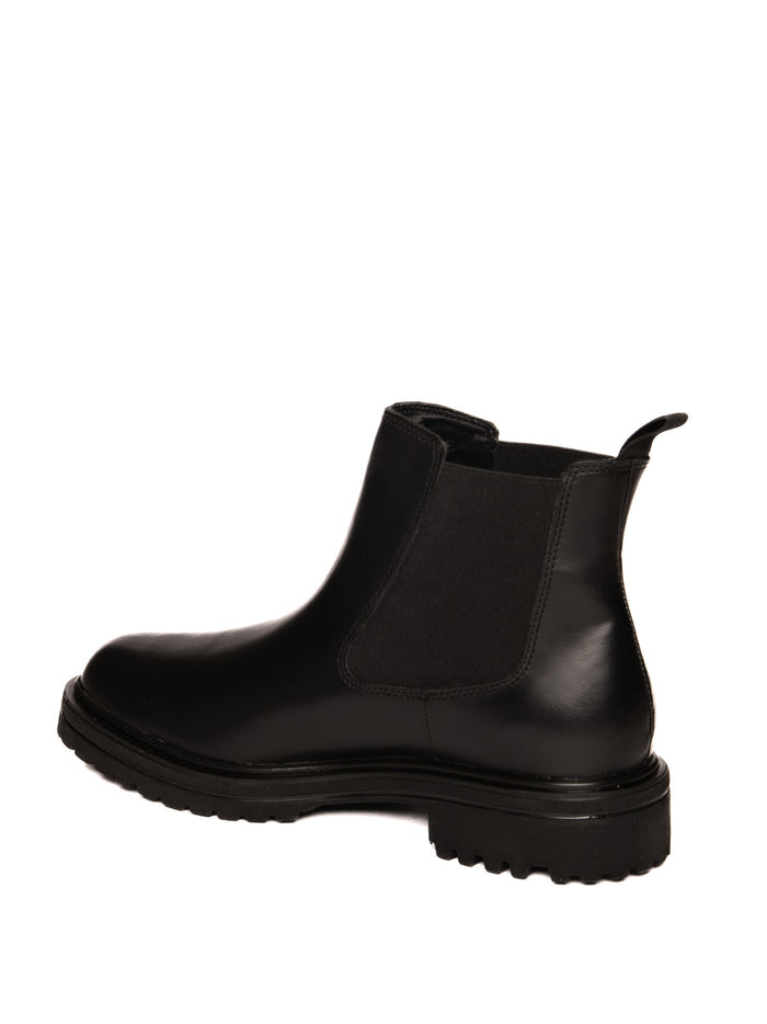 BRAWN'S beatles in pelle nero<BR/> 22105750 SPAZ-NERO