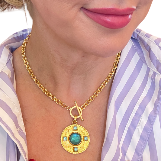 Betty Carré Divina Necklace Caribbean Blue