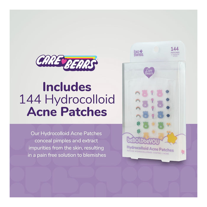 Bio Swiss Care Bears Be Bold Be You Hydrocolloid Acne Patches 144ct