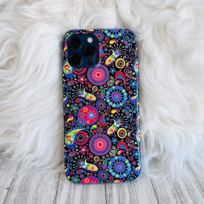 Black Paisley Case For iPhone