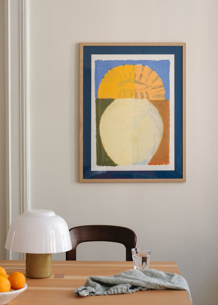 Blue Passepartout - The Poster Club