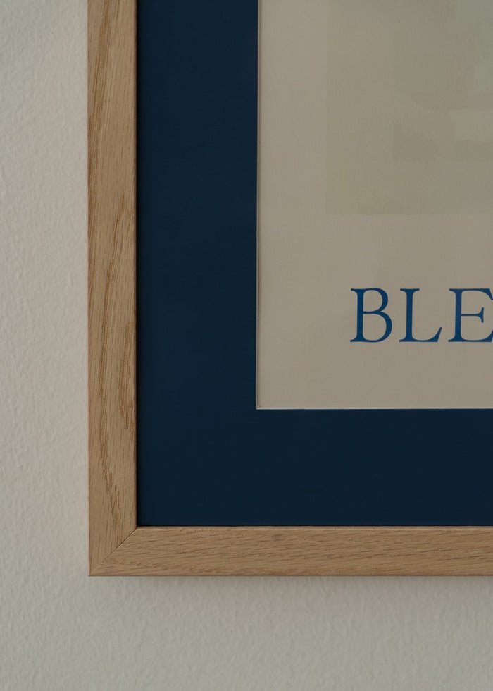 Blue Passepartout - The Poster Club