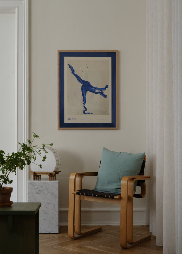 Blue Passepartout - The Poster Club
