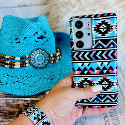 Boho-Chic Turquoise Case For Samsung Galaxy