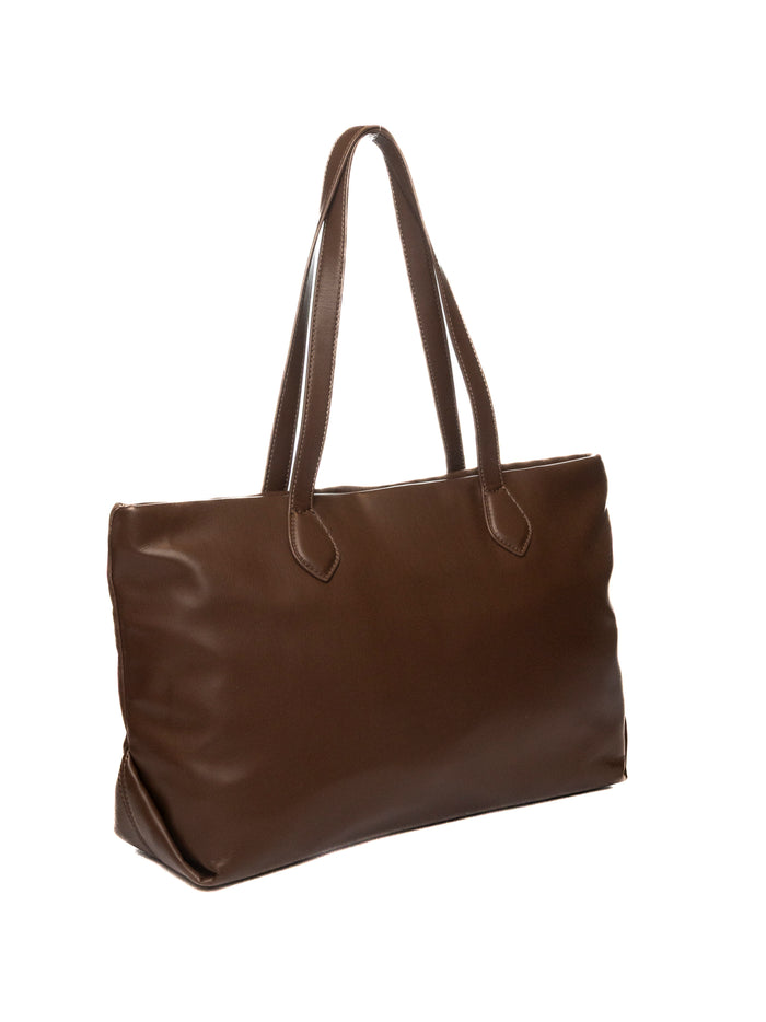 LOVE MOSCHINO borsa a spalla marrone scuro JC4358 PP0N-313