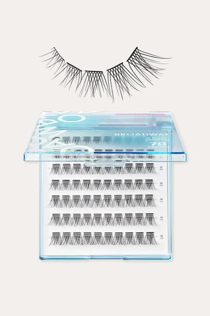 BROADWAY NATURAL DIY CLUSTER LASHES | INDIVISUAL FALSE EYELASHES IVY BEAUTY