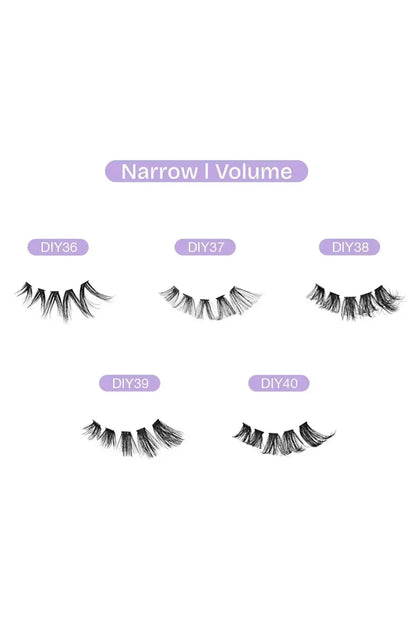 BROADWAY NATURAL DIY CLUSTER LASHES | INDIVISUAL FALSE EYELASHES IVY BEAUTY