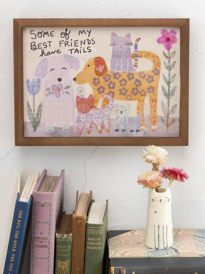 Bungalow Box Sign - Best Friends Have Tails-view 1