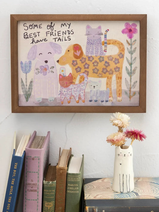 Bungalow Box Sign - Best Friends Have Tails-view 1