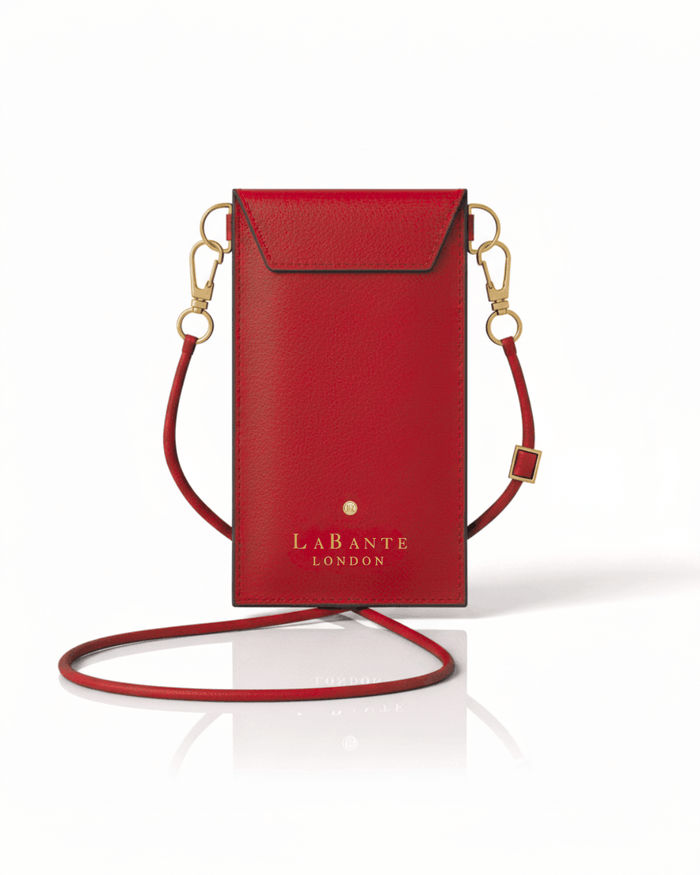 Cancun Red Plant Based Phone & Card Crossbody (Pre-Order For delivery Nov 28th 2026)