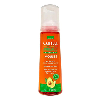 Cantu Avocado Hydrating Mousse 8.4 oz – Curl Definition & Hold Cantu