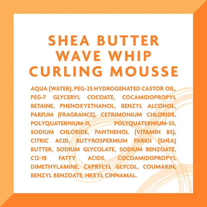 Cantu Wave Whip Curling Mousse - Define & Smooth Natural Curls, 8.4 oz - BUYBARBER.COM