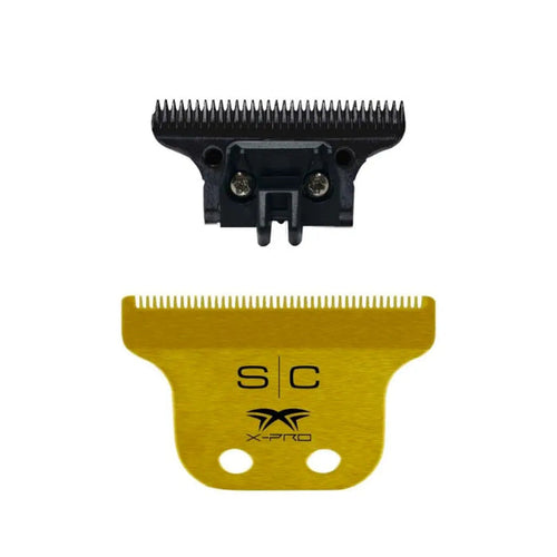 Classic Gold X-Pro Fixed Trimmer Blade w/ DLC Deep Tooth Cutter Shop BuyBarber