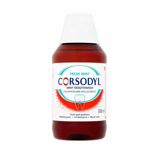 Corsodyl Fresh Mint Mouthwash 300ml (D)