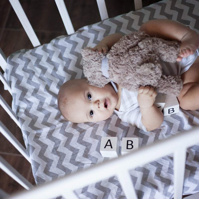 Crib Jersey Fitted Sheets 100% Cotton 40x90cm - Pack Of 4 - Fits All Models
