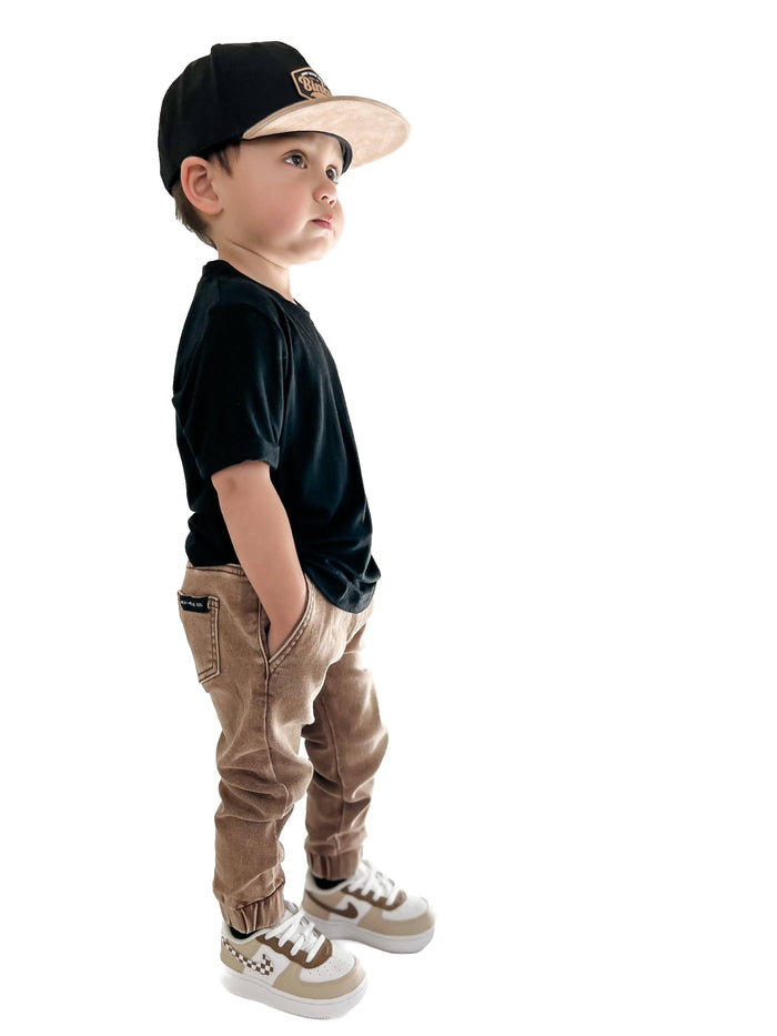 DENIM CHINO JOGGERS