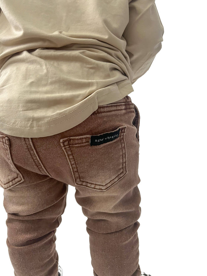 DENIM CHINO JOGGERS