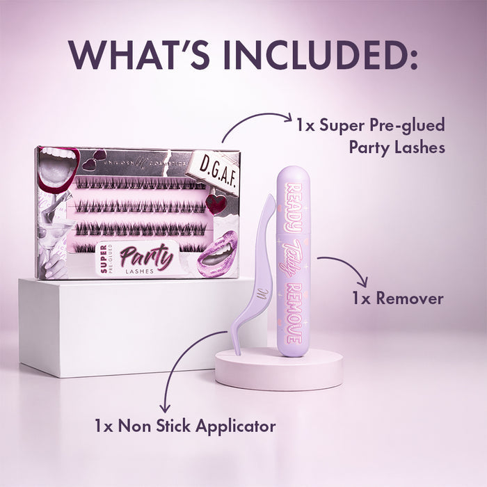 D.G.A.F Super Pre-Glued Lash Starter Kit - Unicorn Cosmetics