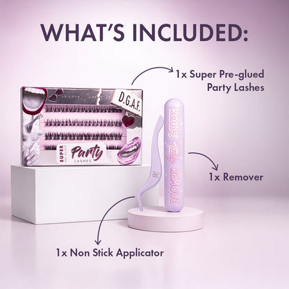 D.G.A.F Super Pre-Glued Lash Starter Kit - Unicorn Cosmetics