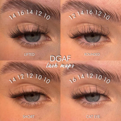 D.G.A.F Super Pre-Glued Lash Starter Kit - Unicorn Cosmetics