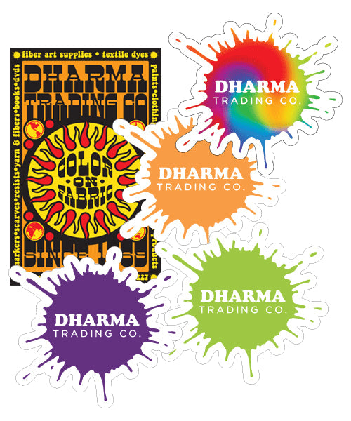 Dharma Stickers Pack of 6