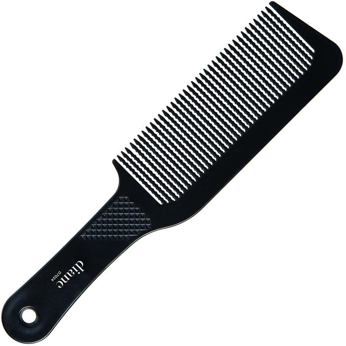Diane Flat Top Clipper Comb Black 9 1/2 Inch # D7024 - Palms Fashion Inc.