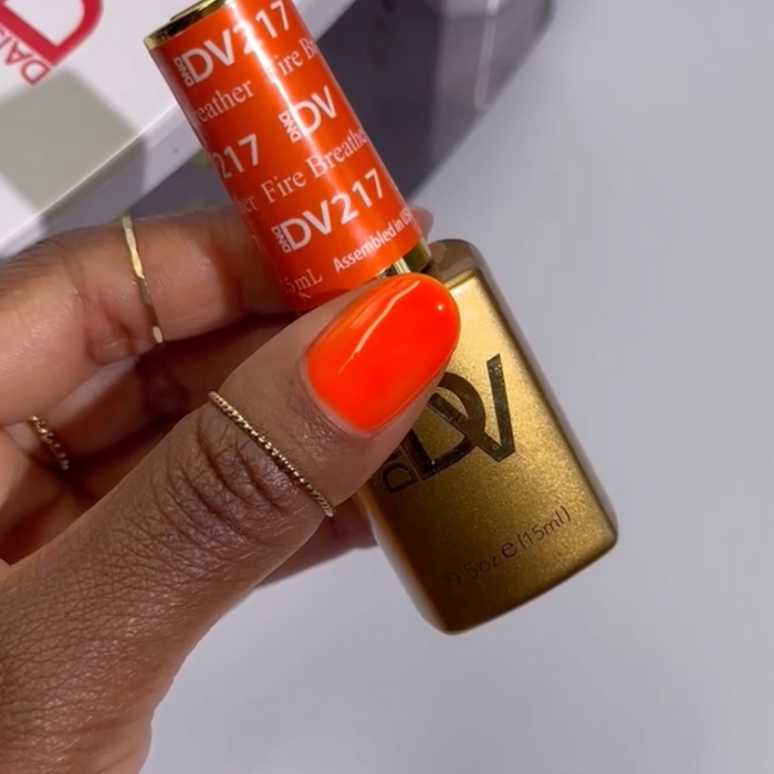 DND Diva Gel & Nail Polish - Fire Breather #217