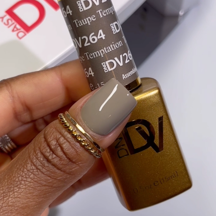 DND Diva Gel & Nail Polish - Taupe Temptation #264