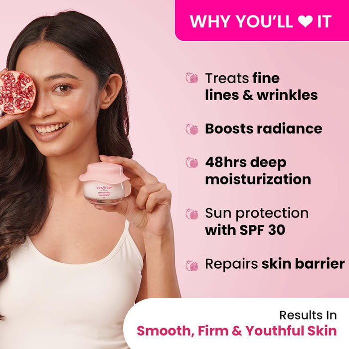 DOT & KEY POMEGRANATE MIRACLE VITAMIN E REVITALIZING MOISTURIZER SPF 30 60ml