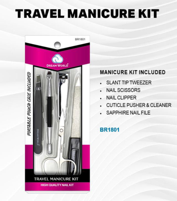 Dream Travel Manicure Kit # BR1801 - Palms Fashion Inc.