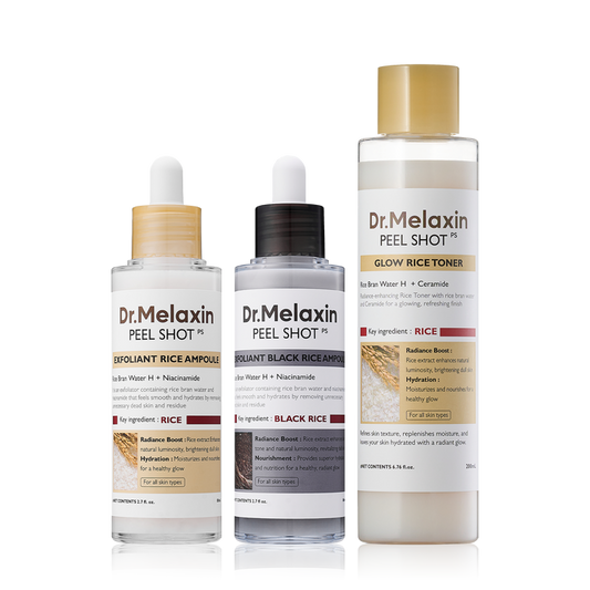 Dr.Melaxin Peel Shot Exfoliating Glow Rice Line - DOKAN