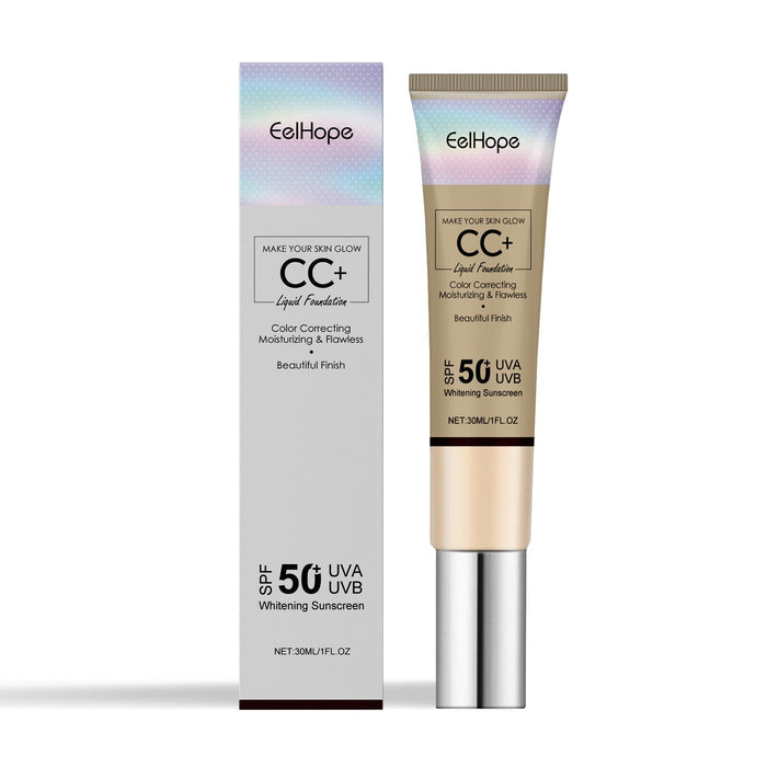 EELHOE Skin Tone Sunscreen +50SPF CC Cream – 30ml 30ml EELHOE COSMETICS