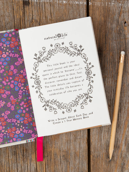 Embroidered 5 Year Daily Journal - Each Day Is A Gift-view 4
