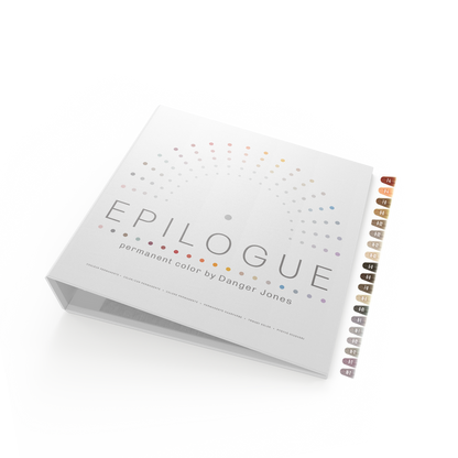 Epilogue color swatch book on a white background