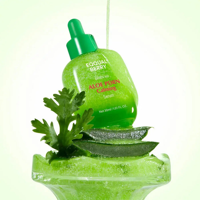 EQQUALBERRY Green Aid Aloe PDRN Calming Serum 30 ml - DOKAN