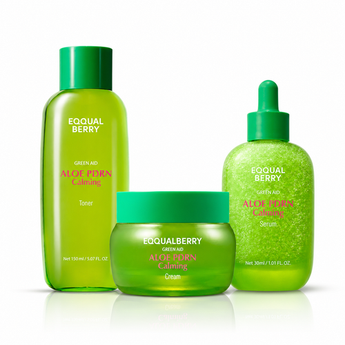 EQQALBERRY Green Aid Aloe PDRN Calming Set - DOKAN