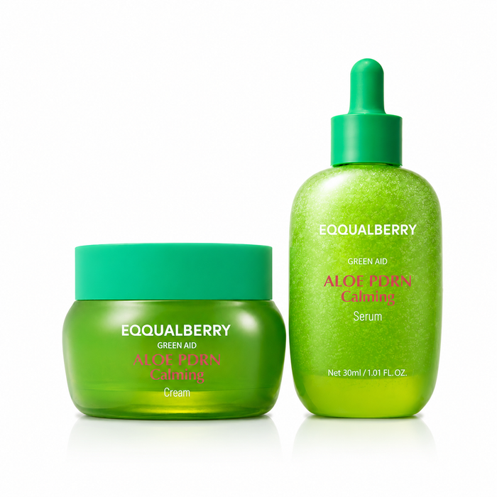 EQQALBERRY Green Aid Aloe PDRN Calming Set - DOKAN