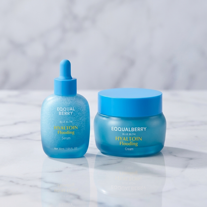 EQQUALBERRY HYALTOIN FLOODING 3-Step Hydration Set - DOKAN