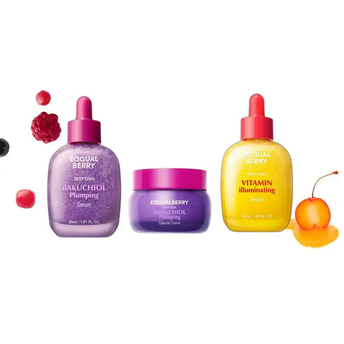EQQUALBERRY Youthful Glow Trio – Plump, Brighten & Renew - DOKAN